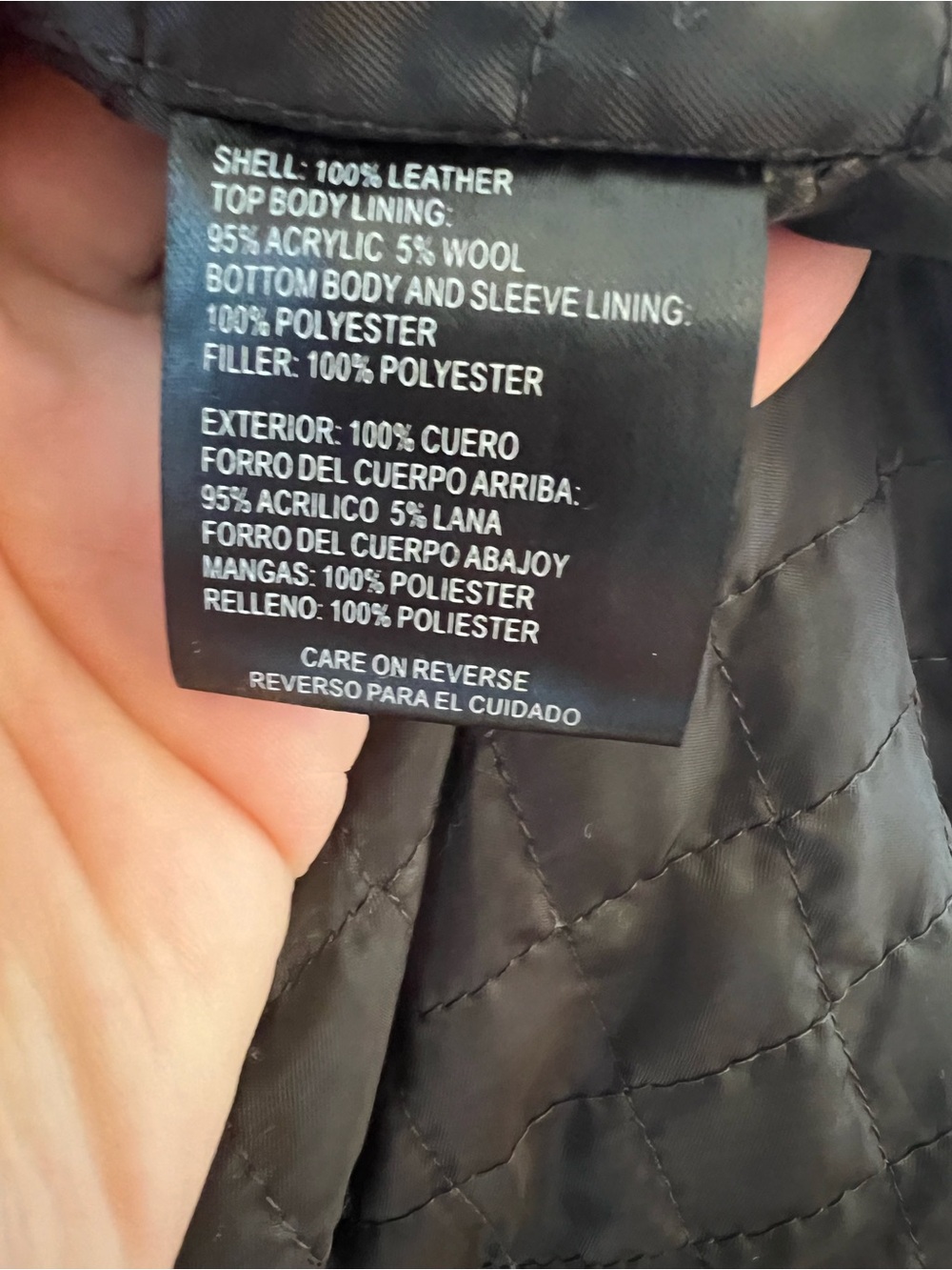 Calvin Klein Men's Dark Brown Leather Bomber Jacket - Picture 6 of 8